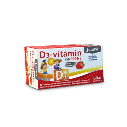 JUTAVIT D-3 VIT. KID RÁGÓTABL. EPER 60DB