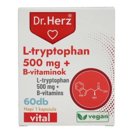 DR.HERZ L-TRYPTOPHAN+B-VIT. KAPSZ. 60DB
