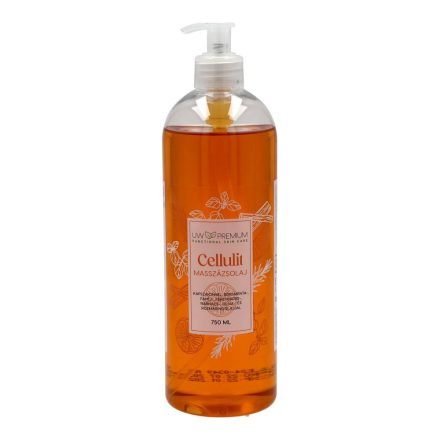 UW PREMIUM MASSZÁZSOLAJ CELLULIT 750ML