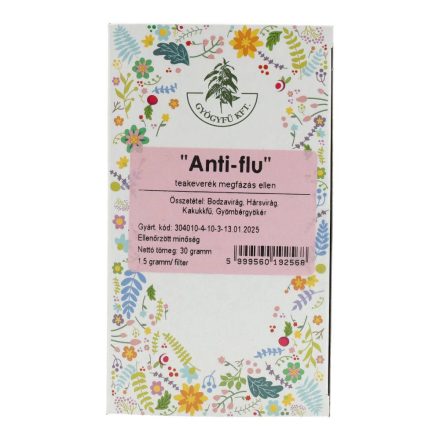 GYÓGYFŰ ANTI-FLU TEA FILTER