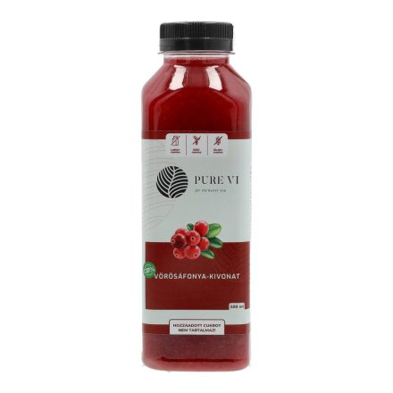 PURE VI KIVONAT VÖRÖSÁFONYA 500ML
