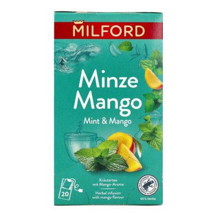 MILFORD GYÓGYNÖVÉNYTEA MENTA-MANGÓ 35G