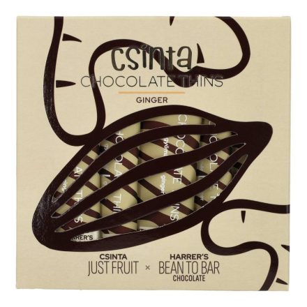 CSINTA CHOCOLATE THINS GYÖMBÉR 40G