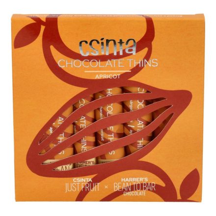 CSINTA CHOCOLATE THINS SÁRGABARACK 40G