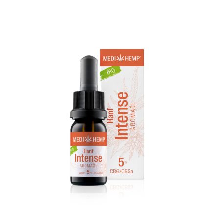 MEDIHEMP Hanf Bio Essence 5% 10 ml CBG olaj