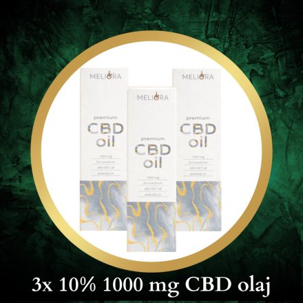 CBD olaj csomag 3x10% 1000 mg
