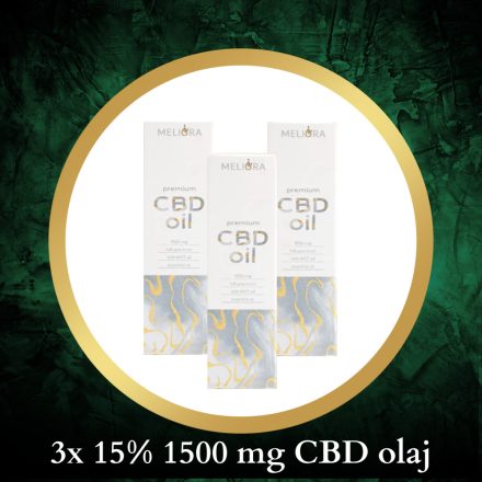 CBD olaj csomag 3x15% 1500 mg