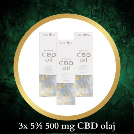 CBD olaj csomag 3x5% 500 mg