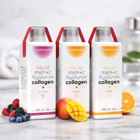   Nutriversum Kollagén Ízválogatás Trió (Erdei gyümölcs-Mangó-Narancs)