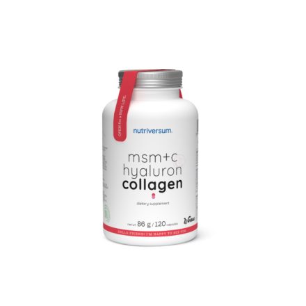 Nutriversum MSM+C Hyaluron Collagen kollagén kapszula 