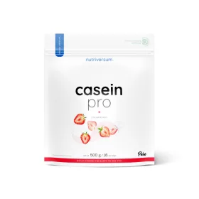 Nutriversum Casein Pro kazein fehérje-Eper-500 g