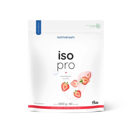 Nutriversum Iso Pro fehérjepor 1000 Eper