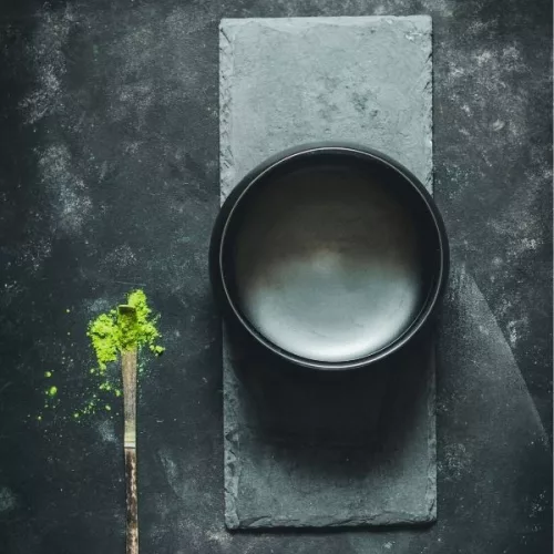 Chawan - kerámia teáscsésze sötétszürke