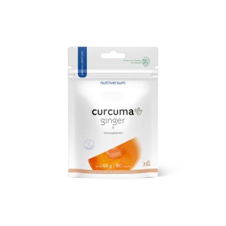 Nutriversum Curcuma Ginger kurkuma- és gyömbérkivonat- 60 db
