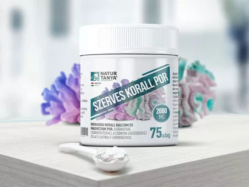 Natur Tanya Szerves korall por