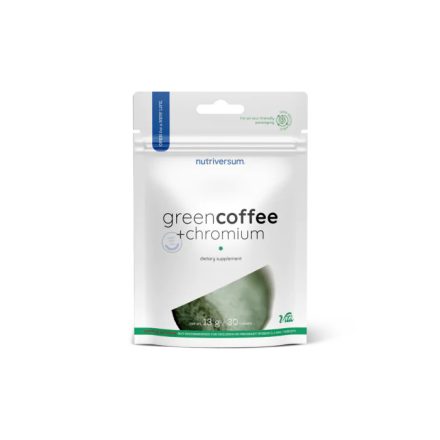 Nutriversum Green Coffe + Chromium zöld kávé és króm tabletta-30 db