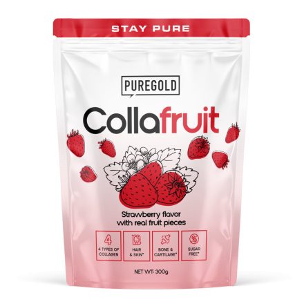 Puregold CollaFruit Marha kollagén italpor-Eper 300g