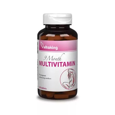 Vitaking 9 hónap kismama multivitamin tabletta- 60db