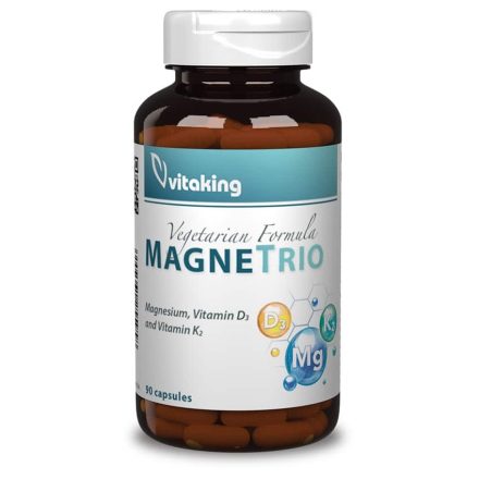 Vitaking MagneTrio Mg+K2+D3-vitamin kapszula - 90db